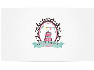 Logo Design by Cherry Pop Design for Let them eat cake party styling and hire | Design: #2754395
