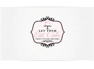 Logo-Design von Cherry Pop Design für Let them eat cake party styling and hire | Design #2770702