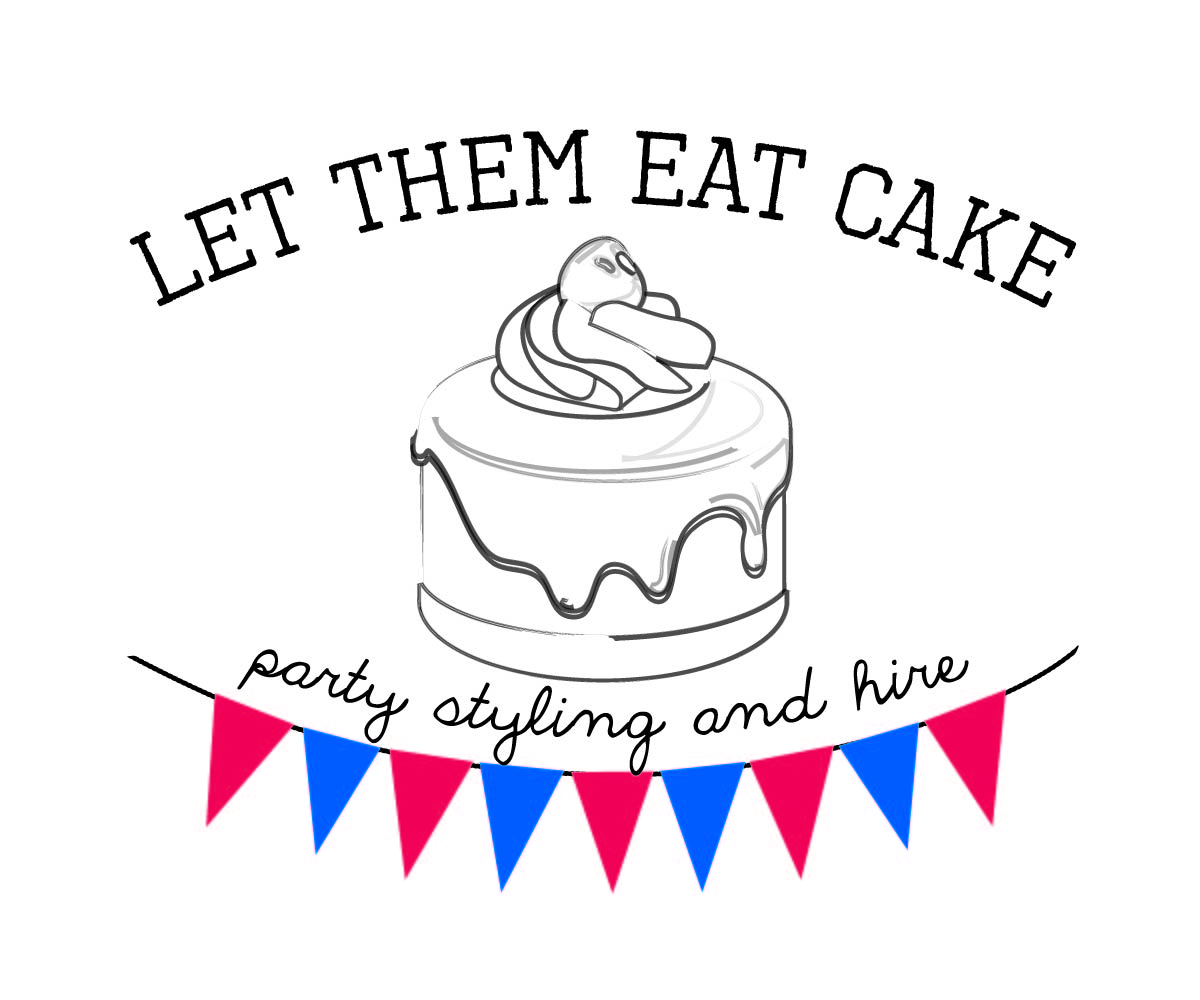 Logo Design by am Design for Let them eat cake party styling and hire | Design #2675571