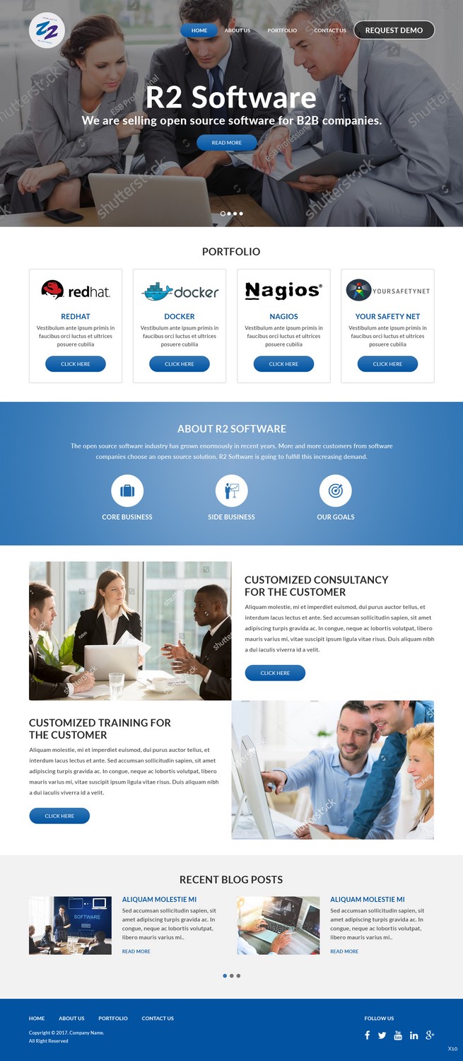 Web Design by pb for R2 Software BV | Design #16813135