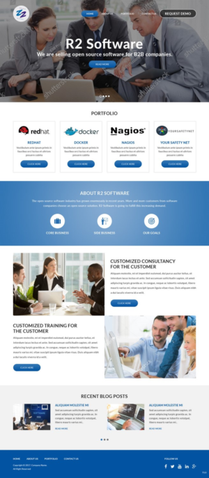 Web Design by pb for R2 Software BV | Design: #16813135