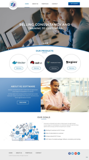 Web Design by pb for R2 Software BV | Design: #16813139