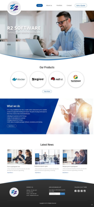 Web Design by pb for R2 Software BV | Design: #16813141