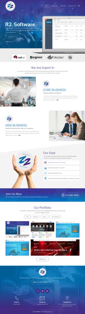 Web Design by rightway for R2 Software BV | Design: #16801289