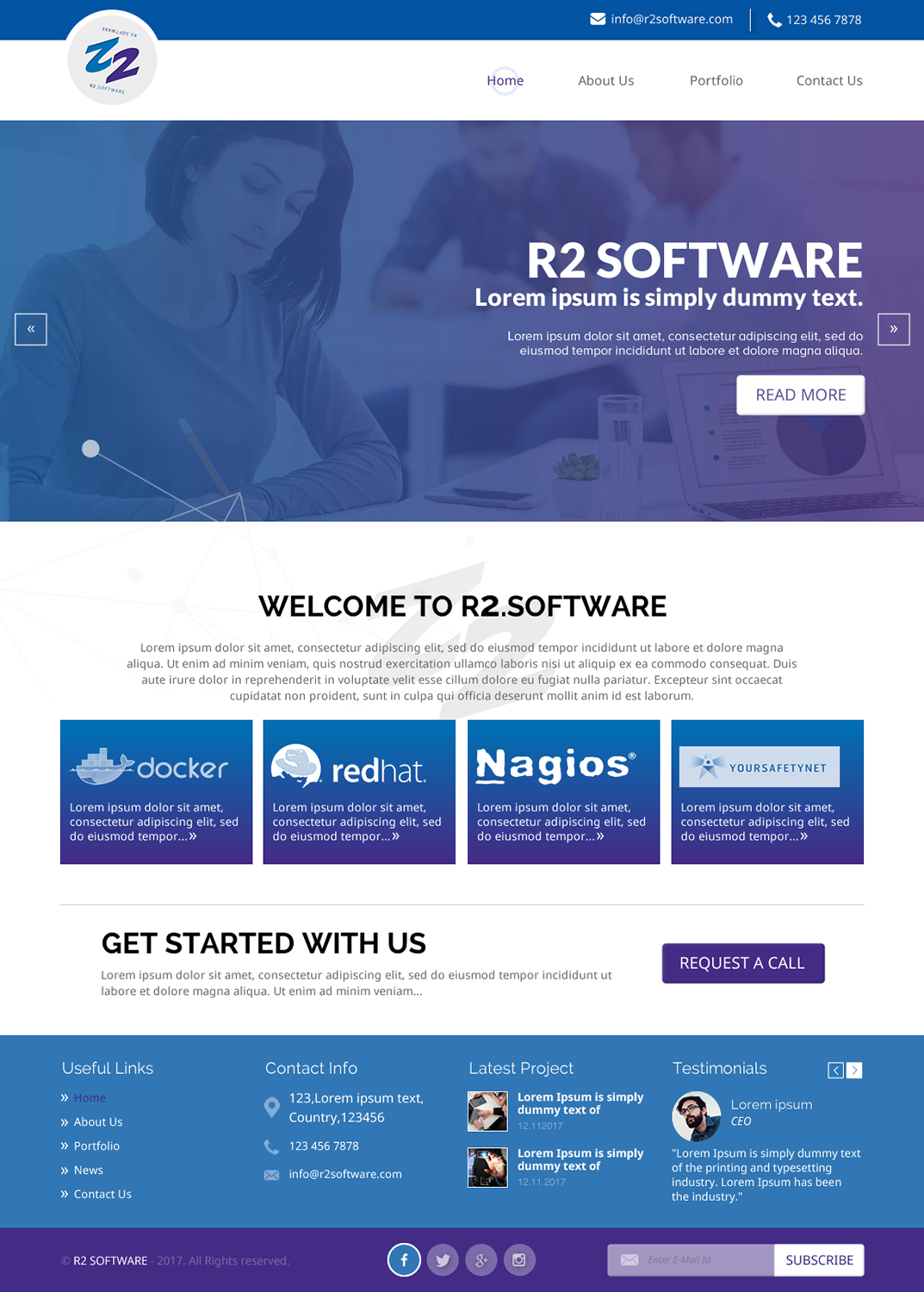 Web-Design von rightway für R2 Software BV | Design #16801292