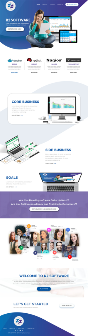 Web Design by rightway for R2 Software BV | Design: #16801346