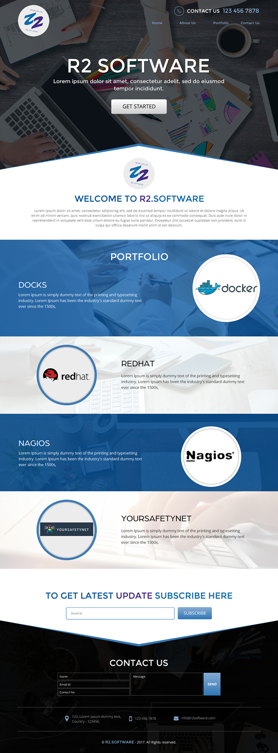 Web Design by rightway for R2 Software BV | Design #16801347