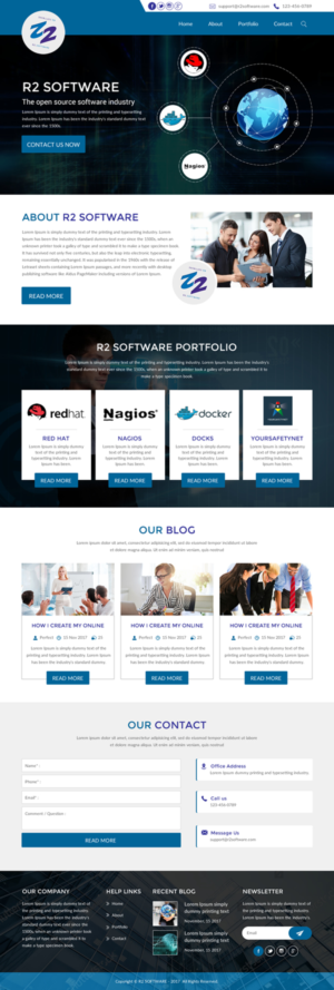 Web Design by rightway for R2 Software BV | Design: #16801348