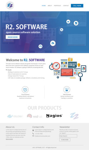 Web Design by rightway for R2 Software BV | Design: #16801360