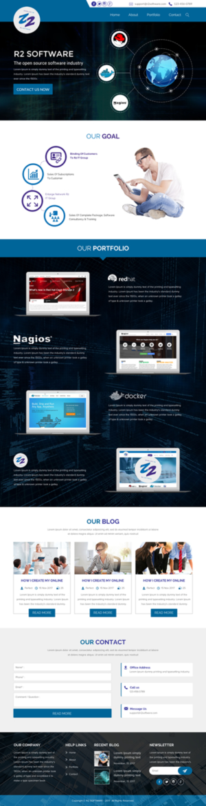 Web Design by rightway for R2 Software BV | Design: #16867266