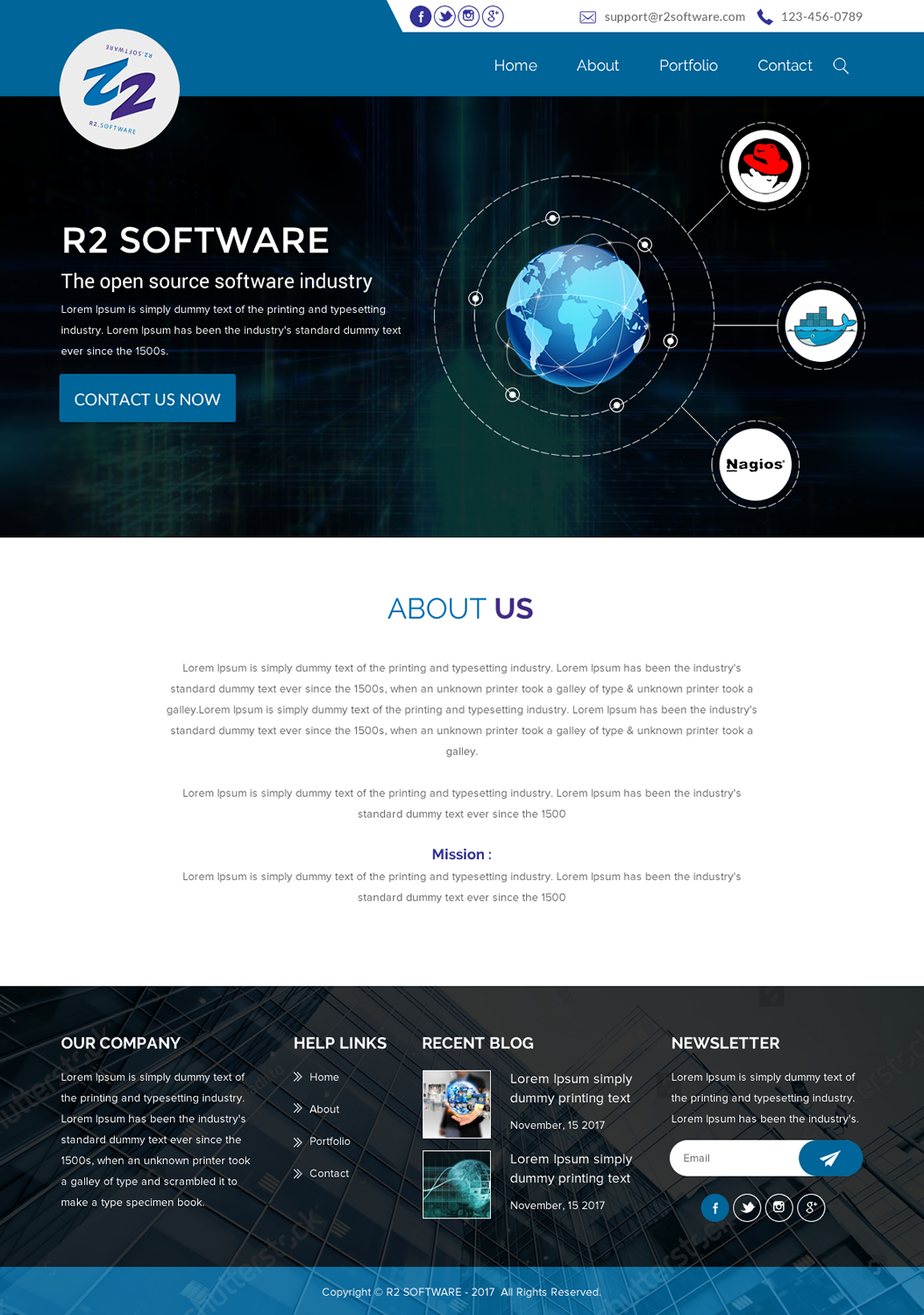 Web Design by rightway for R2 Software BV | Design #17007732