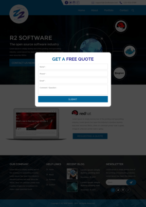 Web Design by rightway for R2 Software BV | Design: #17007733