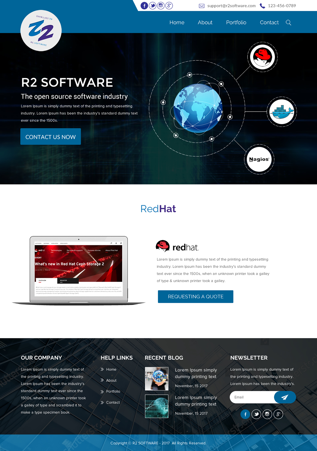 Web Design par rightway pour R2 Software BV | Design #17007734