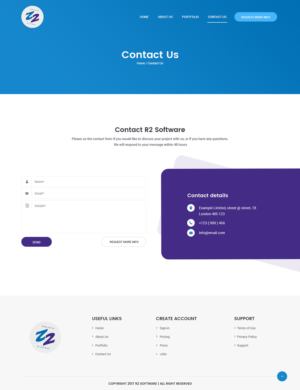 Web Design by syrwebdevelopment for R2 Software BV | Design: #16862537