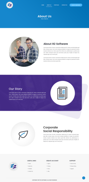 Web Design by syrwebdevelopment for R2 Software BV | Design: #16862538