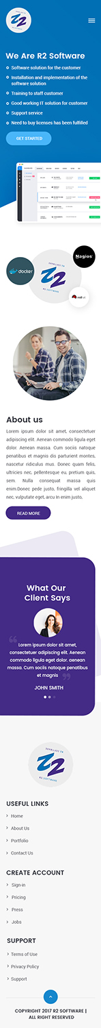 Web Design by syrwebdevelopment for R2 Software BV | Design #16862617