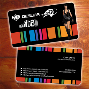 Business Card Design by visual arts