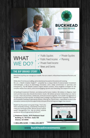 Modern Wide Flyer for BIP ClientCare 2.0 | Flyer-Design von ecorokerz