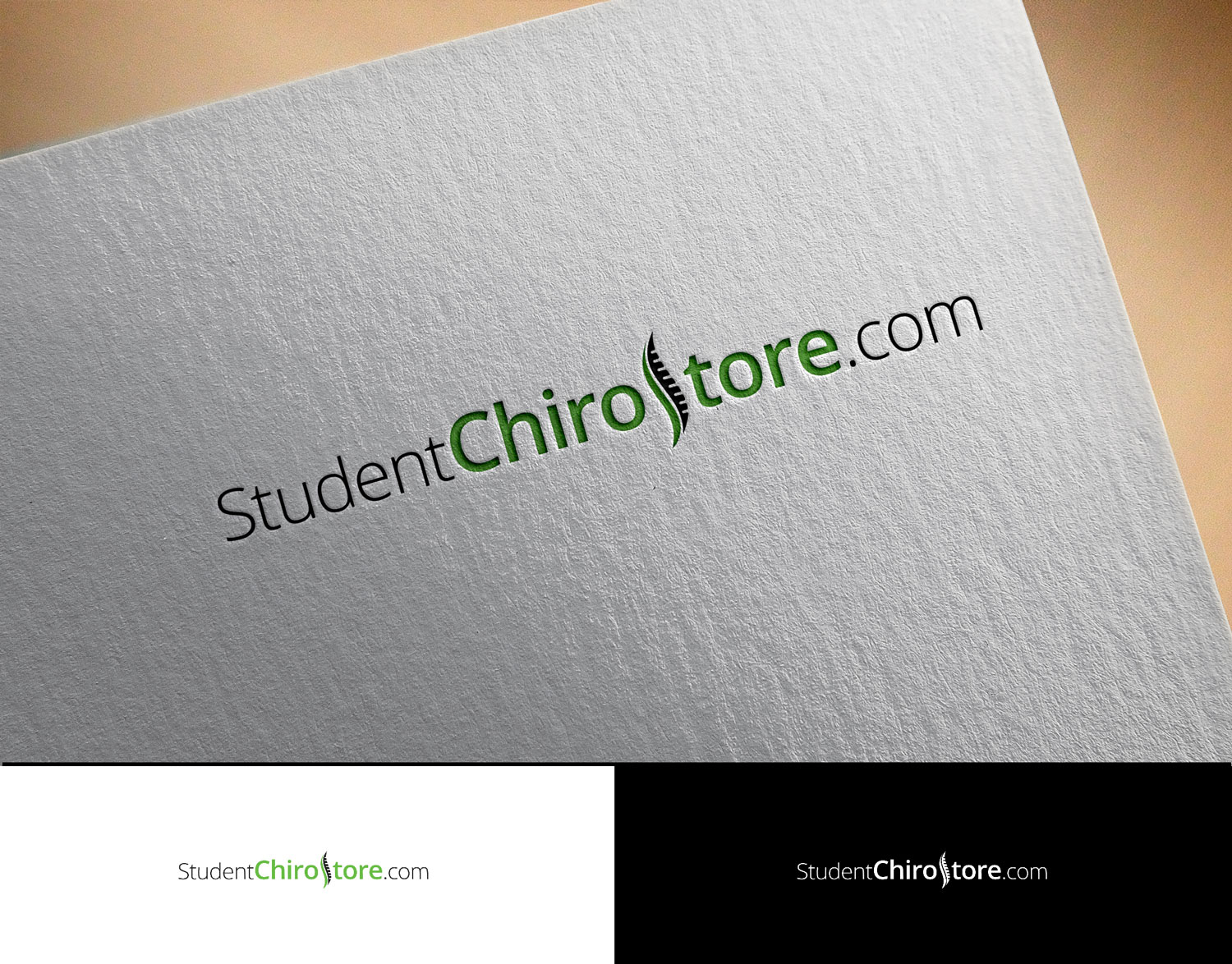 Logo Design by Kejo87 for studentchirostore.com | Design #16799379