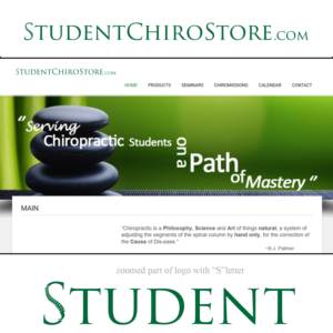 Logo Design by chetan ghodasara for studentchirostore.com | Design: #16789510