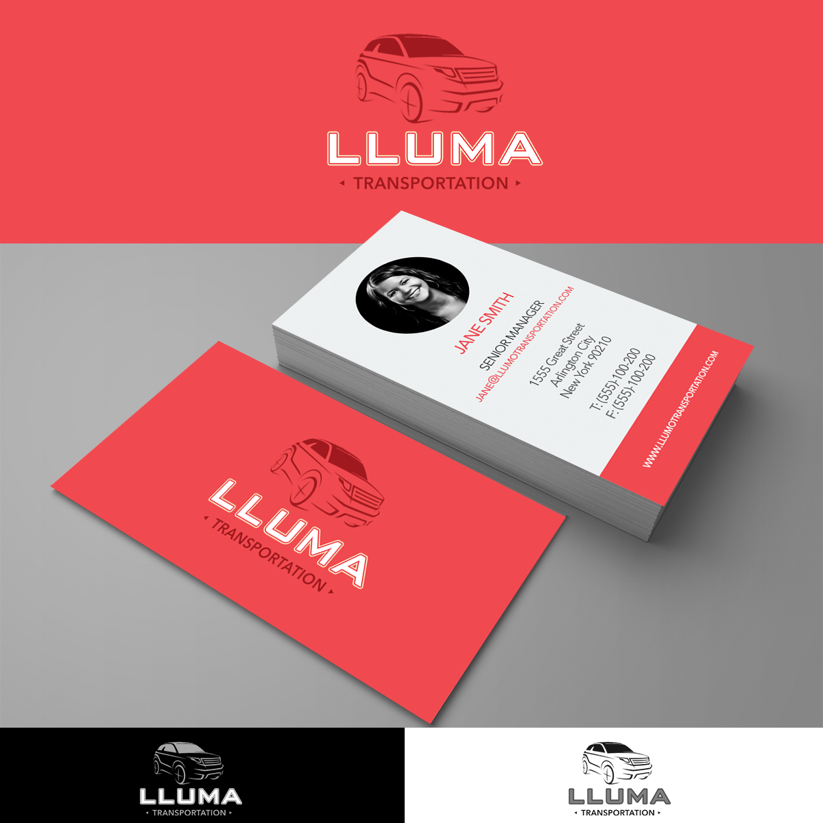 Diseño de Logo por Media Grind para Lluma transportation corp | Diseño #16815566