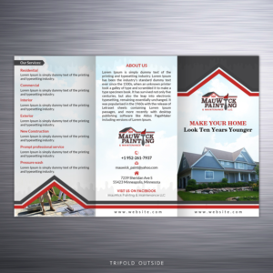 Flyer-Design von debdesign für MauWick Pating & Maintenance LLC | Design: #16801327