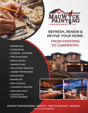Flyer-Design von Gfx.26™ für MauWick Pating & Maintenance LLC | Design: #16839111