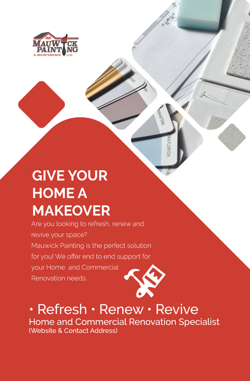 Flyer Design by DesignbyR for MauWick Pating & Maintenance LLC | Design #16803697