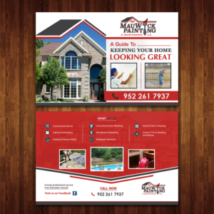 Flyer-Design von creative.bugs für MauWick Pating & Maintenance LLC | Design: #16794465
