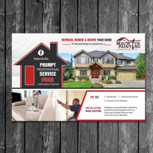Flyer-Design von creative.bugs für MauWick Pating & Maintenance LLC | Design: #16797202