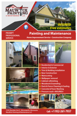 Flyer-Design von meet007 für MauWick Pating & Maintenance LLC | Design: #16812072
