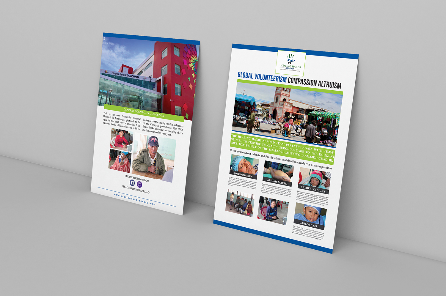 Newsletter Design by MOATAZ AZAB for Healing Hands Abroad | Design #16802277