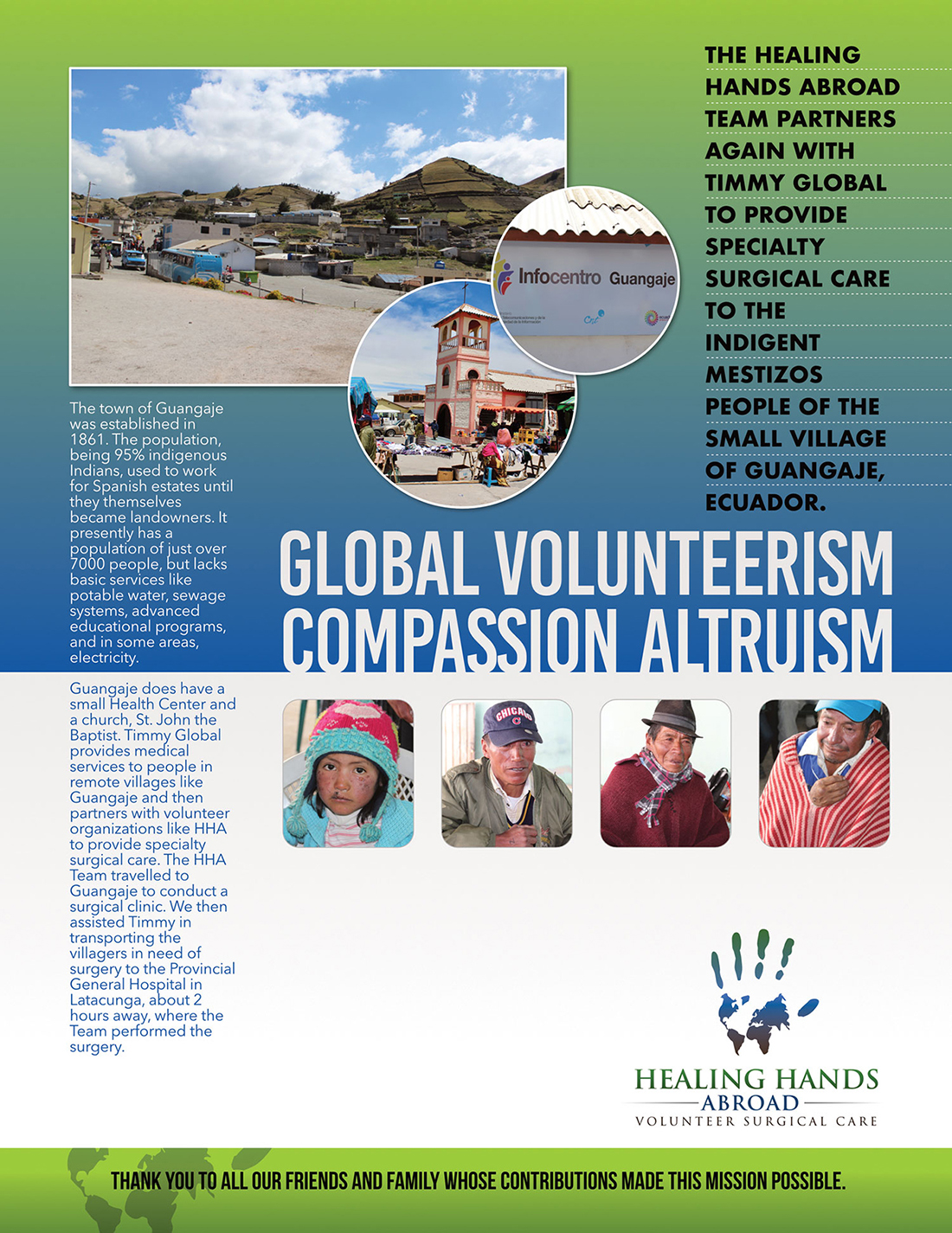 Newsletter Design by Akhter Rasool for Healing Hands Abroad | Design #16813241
