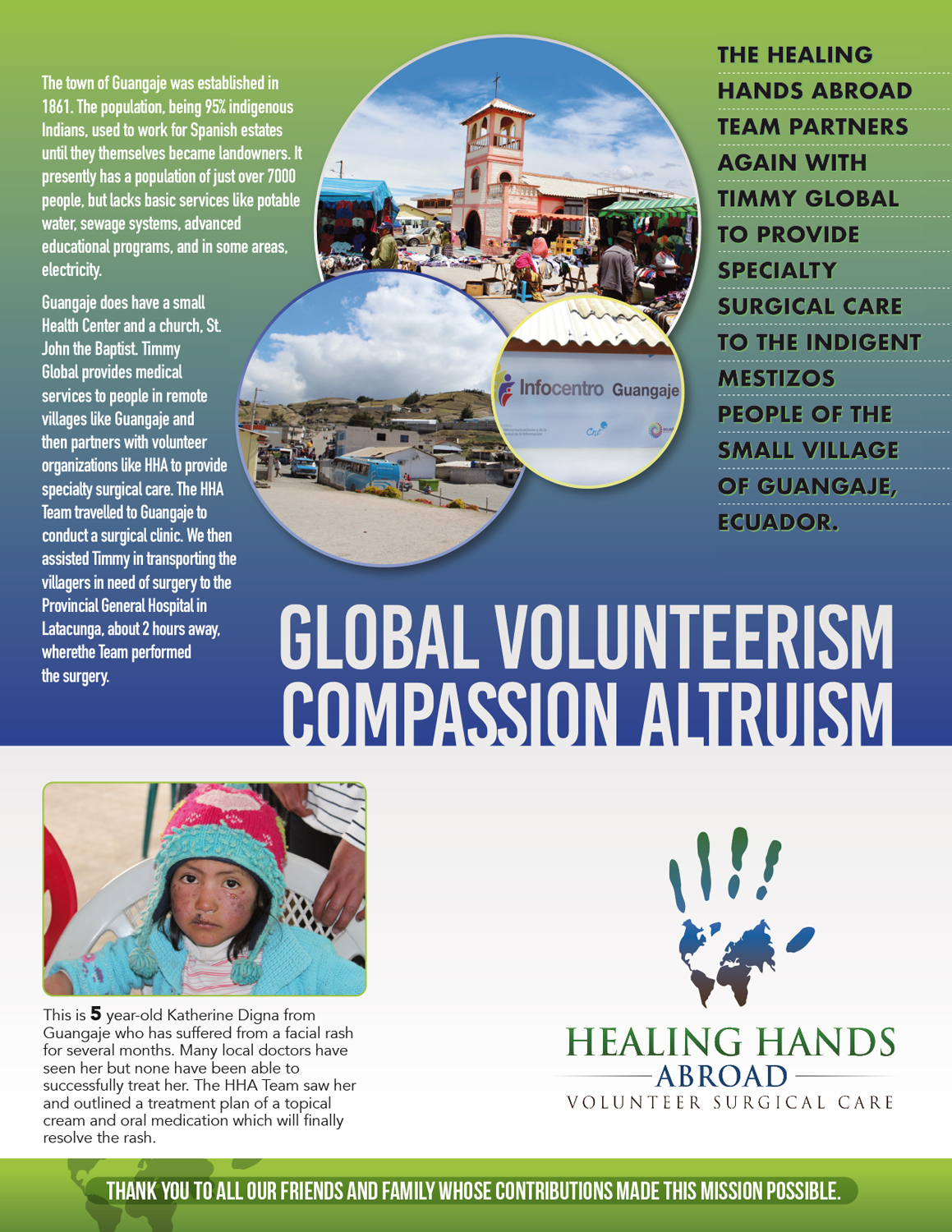 Newsletter Design by Akhter Rasool for Healing Hands Abroad | Design #16822564