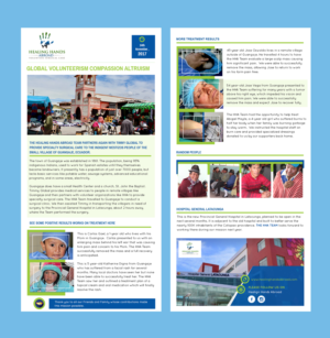 Newsletter Design by Dabashes Adhikery for Healing Hands Abroad | Design: #16842658