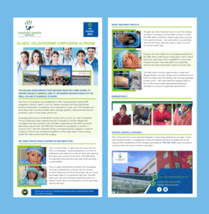 Newsletter Design by Dabashes Adhikery for Healing Hands Abroad | Design: #16842659