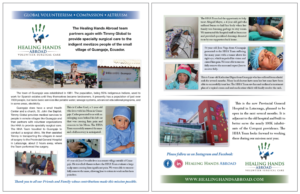 Newsletter Design by LJE for Healing Hands Abroad | Design: #16806123