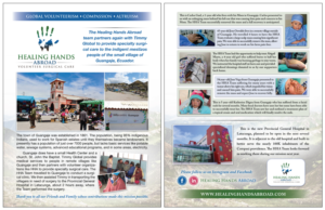 Newsletter Design by LJE for Healing Hands Abroad | Design: #16833763