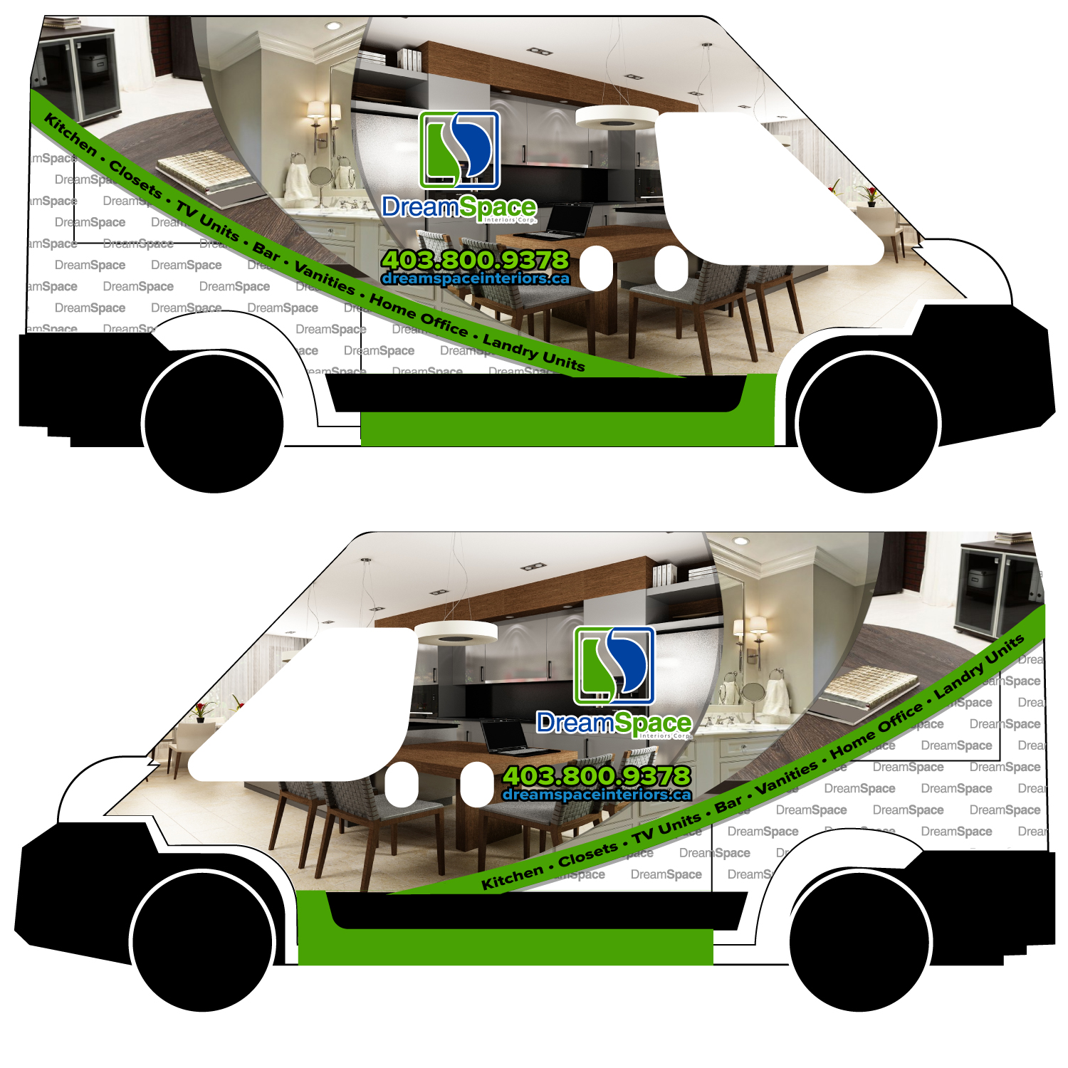 Graphic Design by at-as for DreamSpace Interiors Corp. | Design #16854175