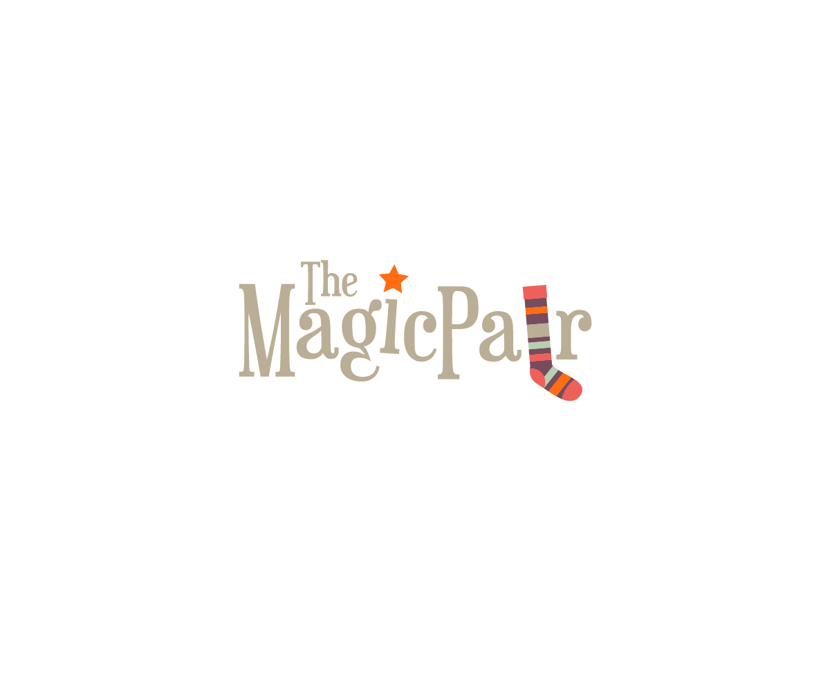 Playful Logo by maceemisha for The Magic Pair shop in Greece