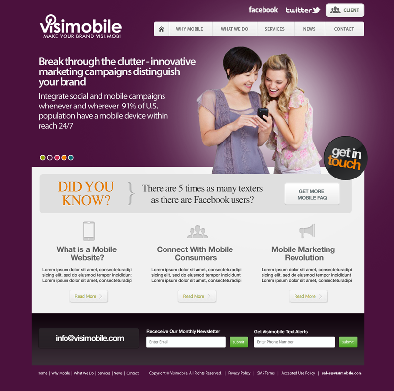 Web Design by Robert Marks for this project | Design #643133