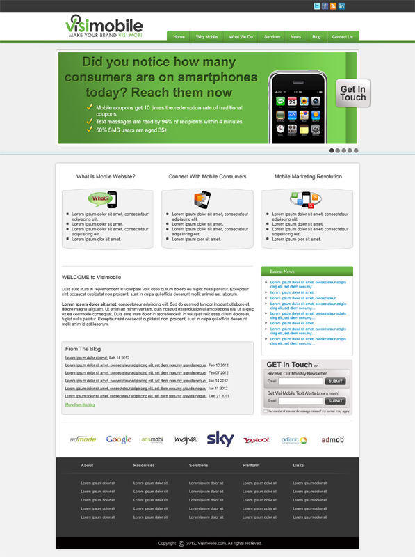 Web Design by DesignXyz for this project | Design #638765