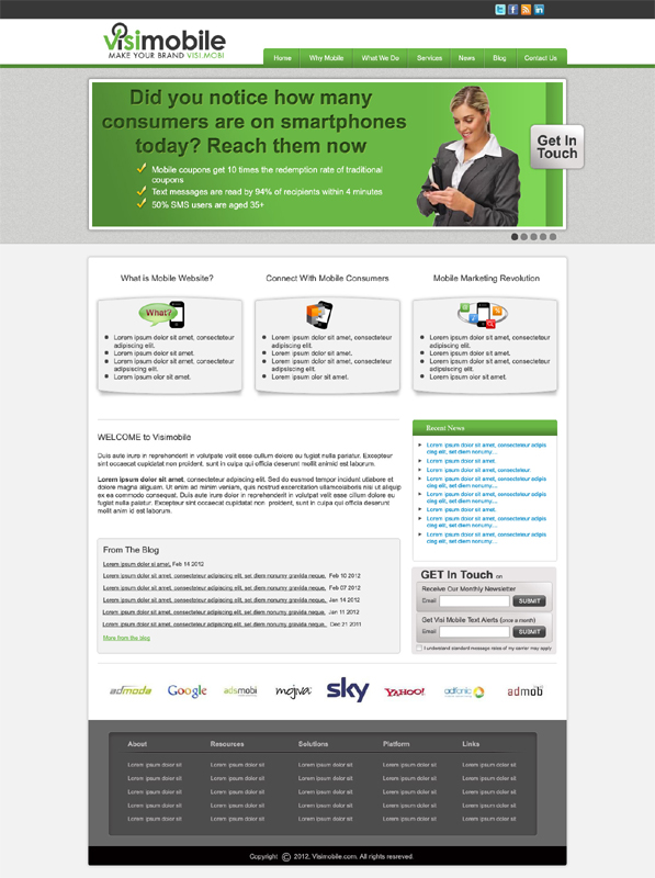 Web Design by DesignXyz for this project | Design #644982