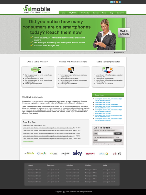 Web Design by DesignXyz for this project | Design #644986