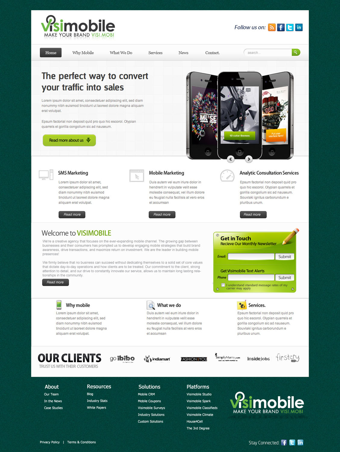 Web Design by OM for this project | Design #623575