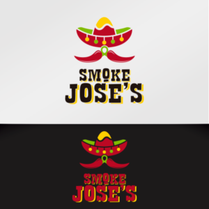 I would like a design for our new restaurant Smokey Jose's. It is a BBQ/ Mexican place. Our slogan is 