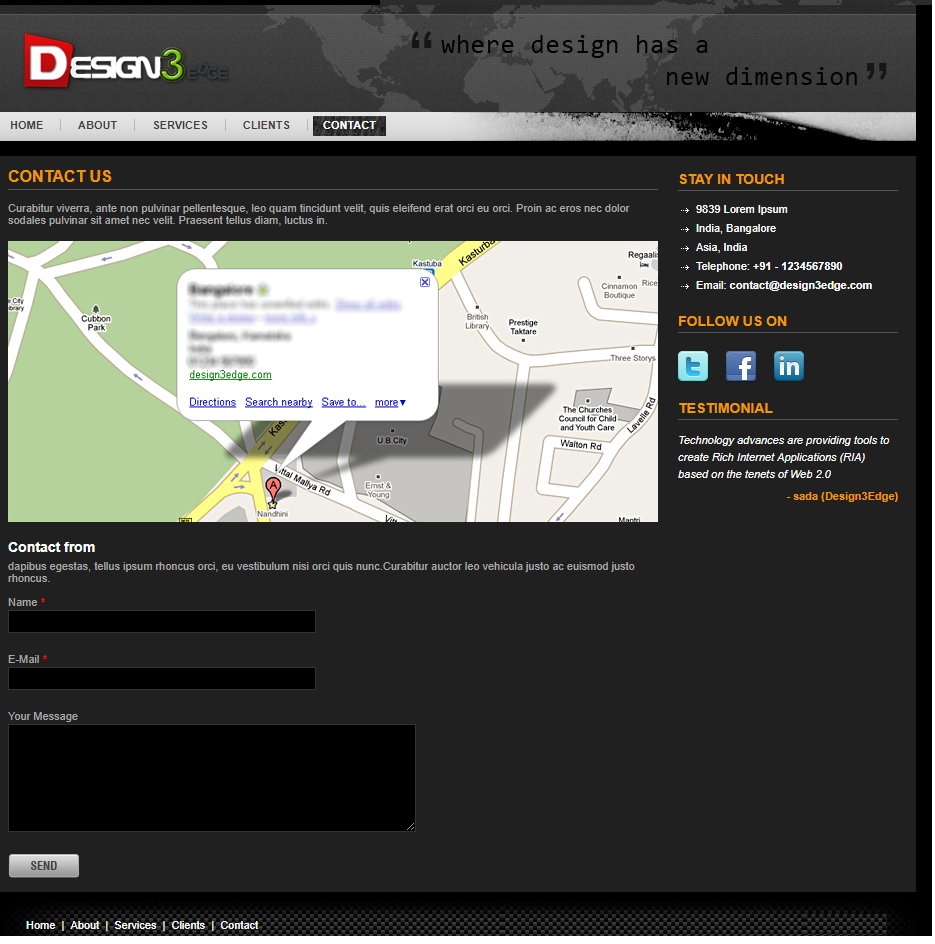 Web-Design von Grebowiec Peter für Dee set | Design #17851092