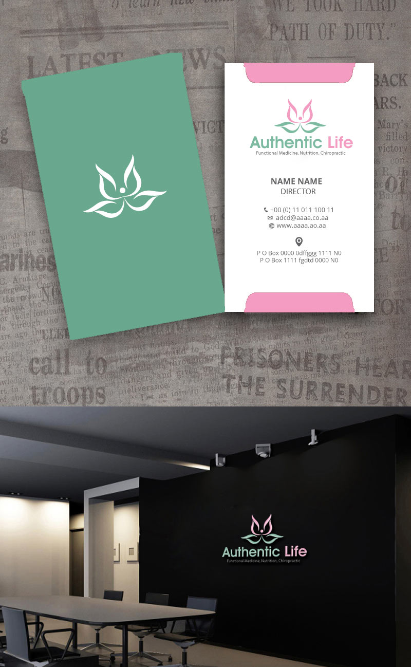 Logo Design by zebronicgraphic for Authentic Life | Design #16810639