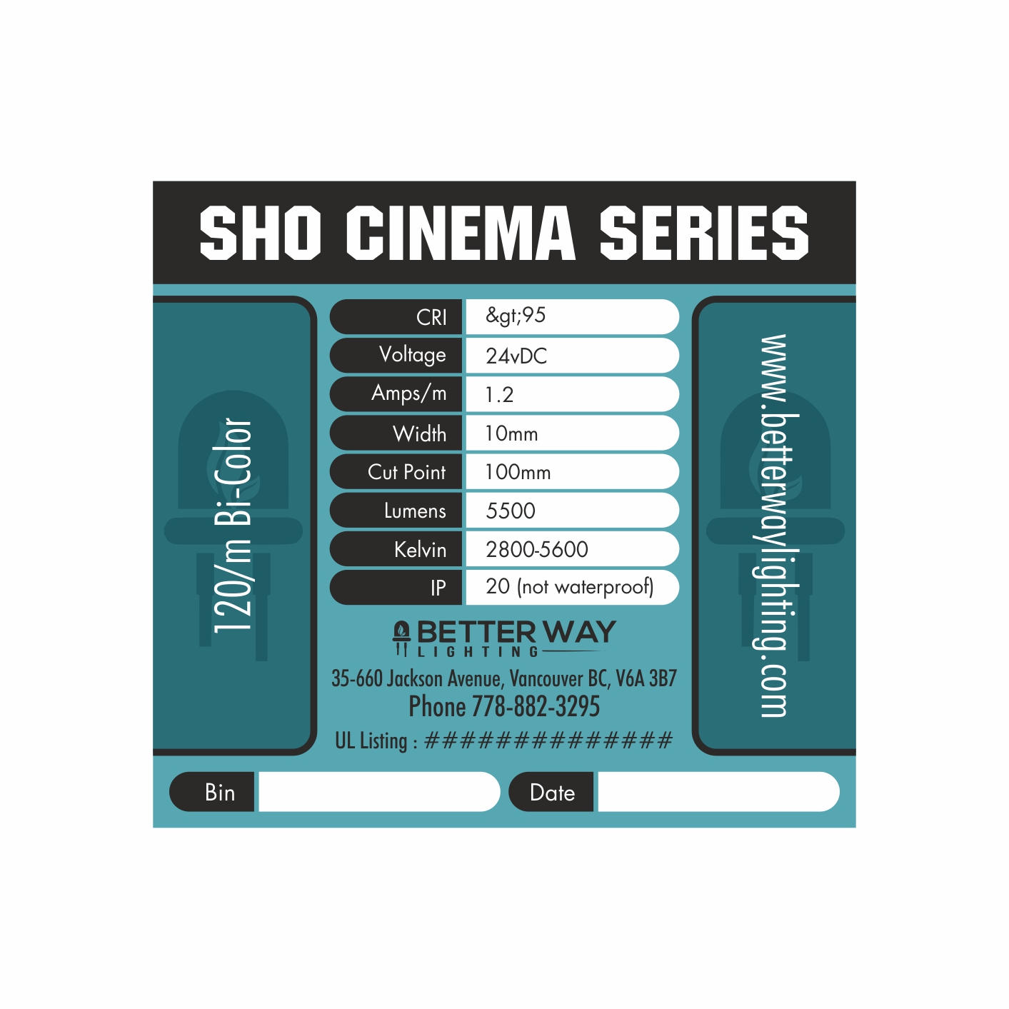 Label Design by The Mac for Better Way Lighting  | Design #17731637