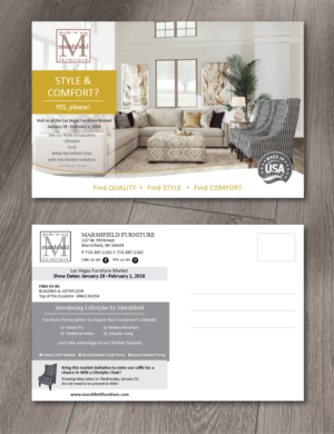 Postcard Design by alex989 for Marshfield Furniture | Design: #16809428